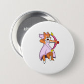 Kat als Bride met bruiloft-jurk.PNG Ronde Button 7,6 Cm (Voorkant /achterkant)