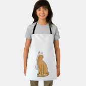 Kat als bruid met sluier schort (Insitu)