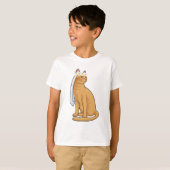 Kat als bruid met sluier t-shirt (Voorkant volledig)