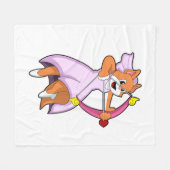 Kat als bruid met trouwjurk.PNG Fleece Deken (Voorkant (Horizontaal))