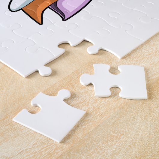 Kat als bruid met trouwjurk.PNG Legpuzzel (Zijkant)