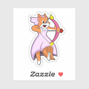 Kat als bruid met trouwjurk.PNG Sticker