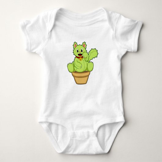 Kat als Cactus Romper (Voorkant)