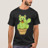 Kat als Cactus T-shirt (Voorkant)