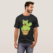 Kat als Cactus T-shirt (Voorkant volledig)