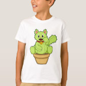 Kat als Cactus T-shirt (Voorkant)