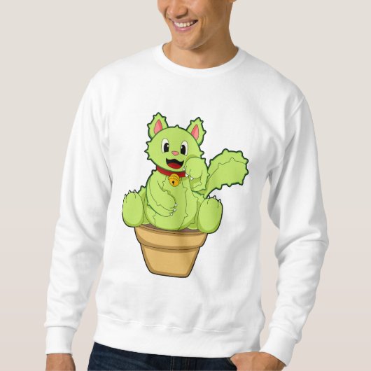 Kat als Cactus Trui (Voorkant)