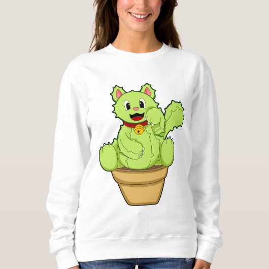 Kat als Cactus Trui (Voorkant)