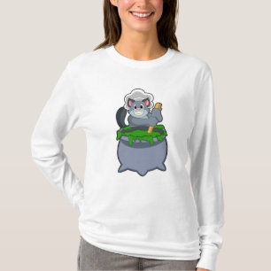 Kat als Cook met Magische beweging T-shirt