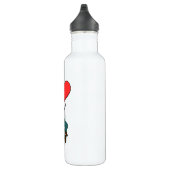 Kat als grond met hartballon waterfles  (Rechts)