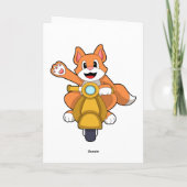 Kat als motorrijder met scooter.PNG Kaart (Achterkant)