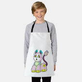 Kat als Robot Schort (Gedragen)