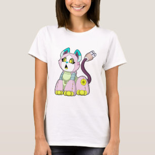 Kat als Robot T-shirt