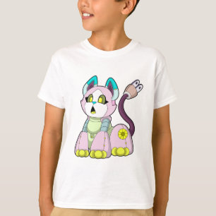 Kat als Robot T-shirt