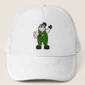 Kat als room met koffie en Pet (Voorkant)