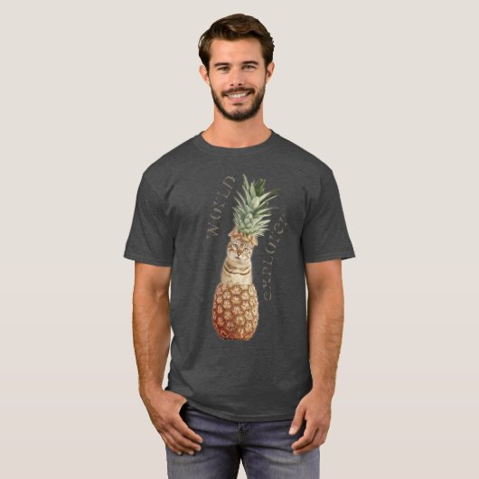 Kat Ananas T-shirt (Voorkant volledig)