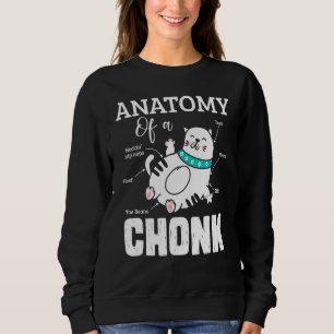 Kat Anatomie Een Chonk Schattige Chonk Kat Meme Ve Trui
