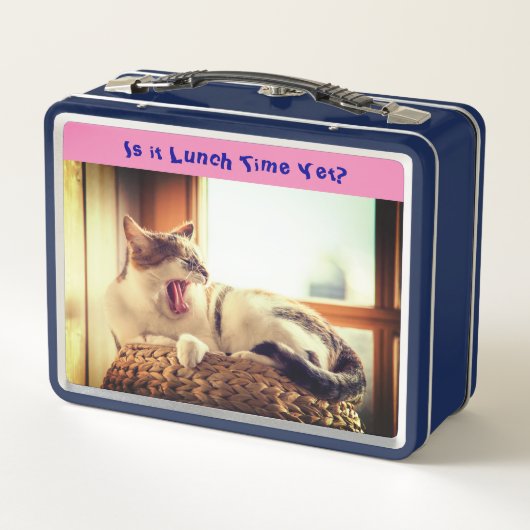 Kat Animal Metal Lunch Box (Achterkant)