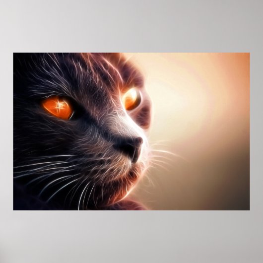 Kat Animal Photo Natuur Wall Poster (Voorkant)