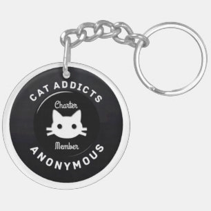 Kat Anonymous Sleutelhanger