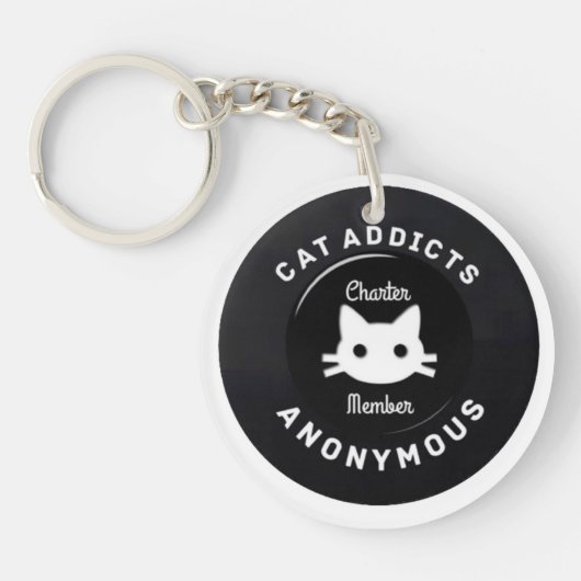 Kat Anonymous Sleutelhanger (Voorkant)