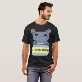Kat Antidepressivum Ca T-shirt (Voorkant volledig)