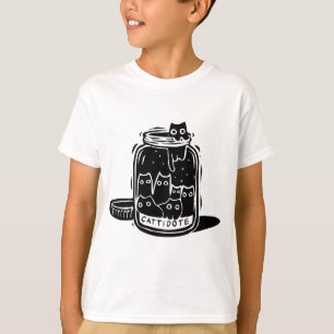 Kat Antidepressivum Cattidote Pot Funny Kat Grappi T-shirt
