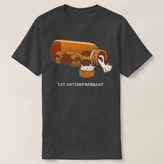 Kat Antidepressivum van Tobe Fonseca T-shirt (Design voorkant)