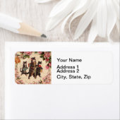 Kat   Antiek Kittens Etiket (Insitu)