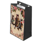 Kat   Antiek Kittens Klein Cadeauzakje (Achterkant Gekanteld)