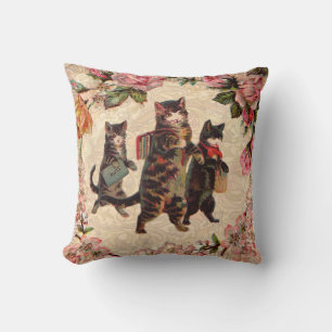 Kat Antiek Kittens Kussen