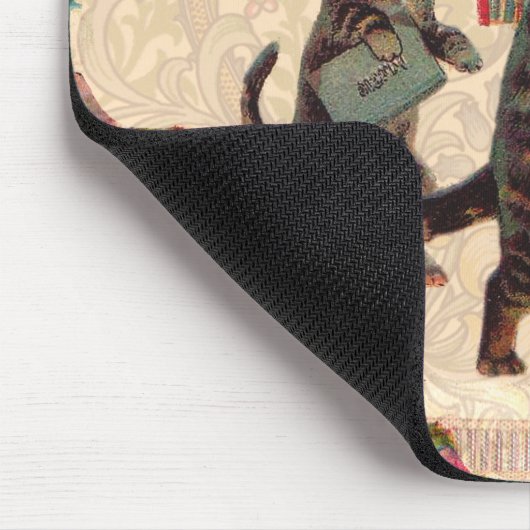 Kat   Antiek Kittens Muismat (Hoek)