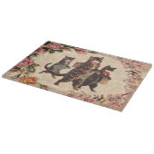 Kat   Antiek Kittens Snijplank (Hoek)