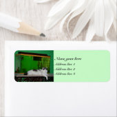 Kat aquarium-label etiket (Insitu)