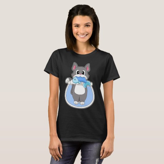 Kat Aquarium T-shirt (Voorkant volledig)