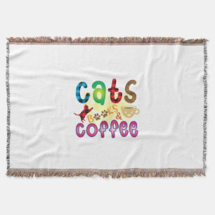 Kat Art Cats Books Koffie Deken