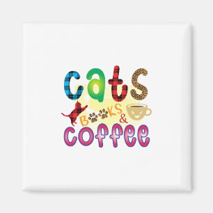 Kat Art Cats Books Koffie Magneet