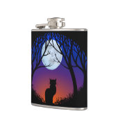 Kat Art Flask Aangepaste kast Lover Drink Flasers  Heupfles (Links)