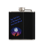 Kat Art Flask Aangepaste kast Lover Drink Flasers  Heupfles (Achterkant)