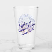 Kat Art Glasses, gepersonaliseerd voor vetkatten Glas (Achterkant)