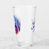 Kat Art Glasses, gepersonaliseerd voor vetkatten Glas (Links)