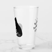 Kat Art Glasses Personalized Cat Lover Glasses Glas (Links)