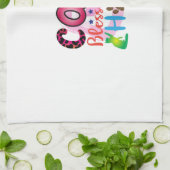 Kat Art Katten Bless Home_2 Theedoek (Gevouwen)
