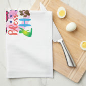 Kat Art Katten Bless Home_2 Theedoek (Quarter Fold)