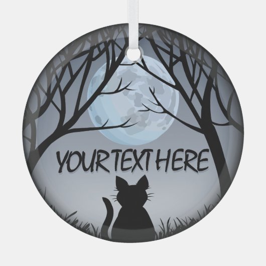 Kat Art Ornament gepersonaliseerde kattenklep Deco (Voorkant)