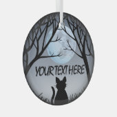 Kat Art Ornament gepersonaliseerde kattenklep Deco (Voorkant Rechts)