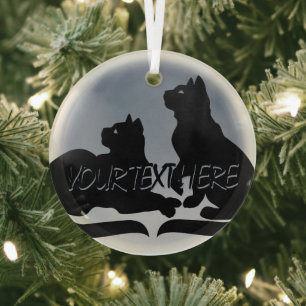 Kat Art Ornament gepersonaliseerde kattenklep Deco