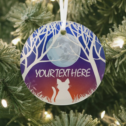 Kat Art Ornament gepersonaliseerde kattenklep Deco (Insitu)