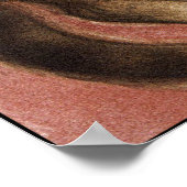 Kat Art Poster/Afdruk: Strette kat van steinlen Poster (Hoek)