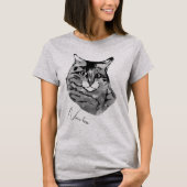 Kat art T-Shirt personaliseren (Voorkant)